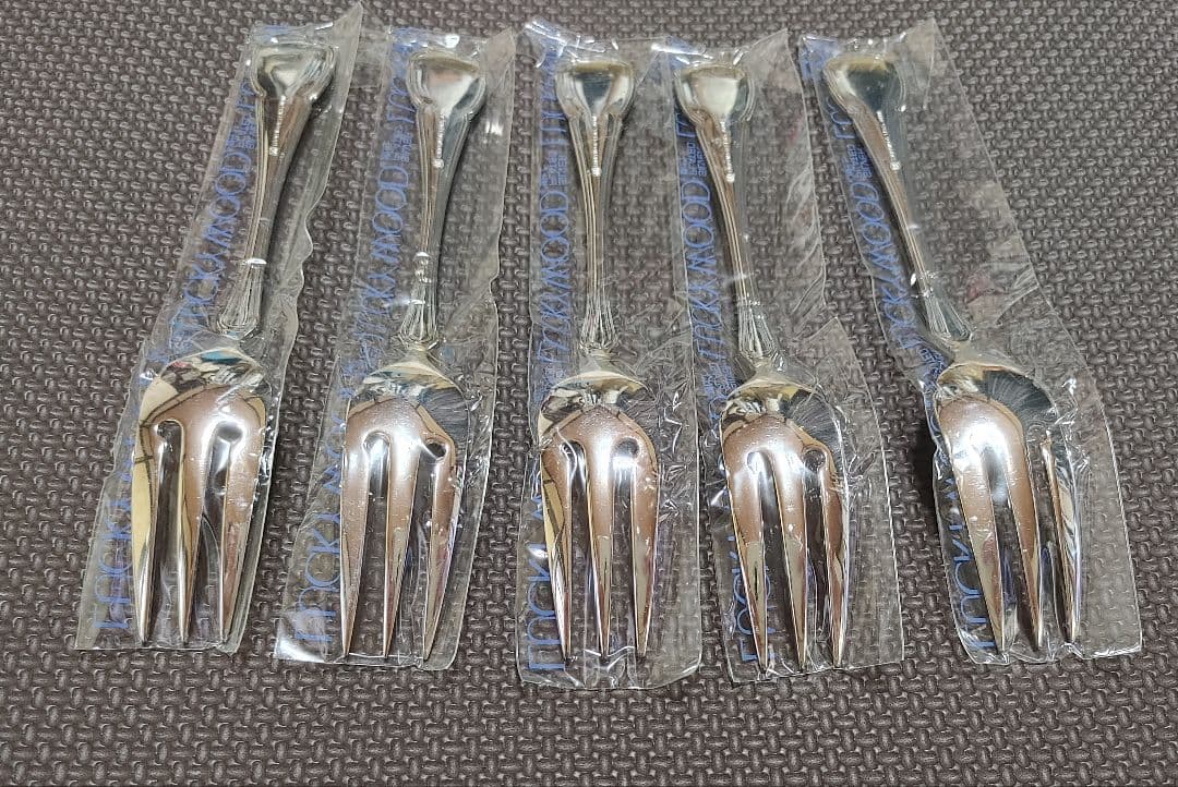 LUCKY WOOD E.P.N.S＊シルバーレーク・フィッシュフォーク・５点