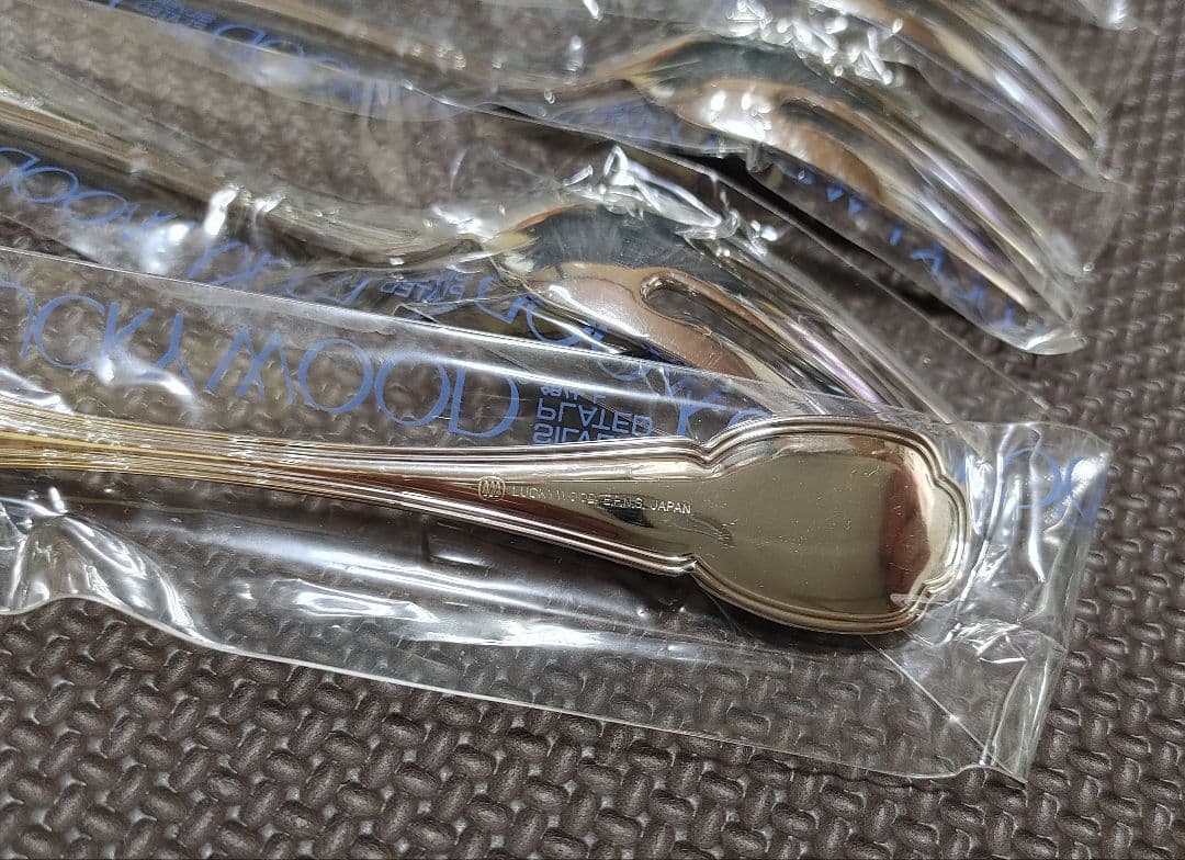 LUCKY WOOD E.P.N.S＊シルバーレーク・フィッシュフォーク・５点