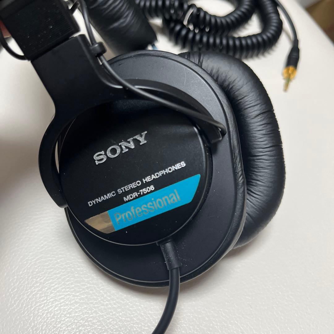 SONY MDR-7506 スタジオモニターヘッドホン ヘッドバンド改装済み
