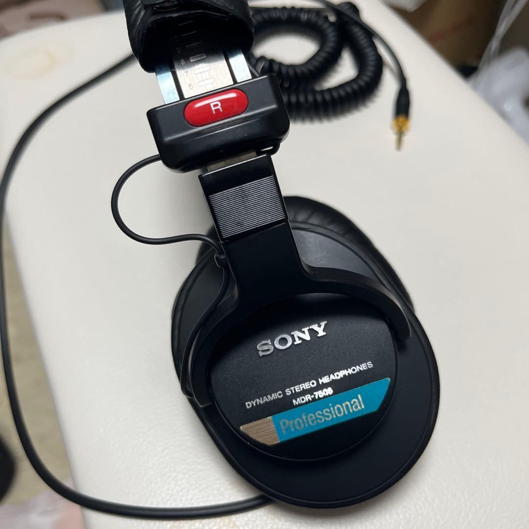 SONY MDR-7506 スタジオモニターヘッドホン ヘッドバンド改装済み