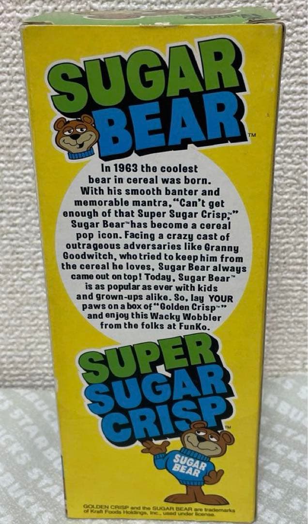 希少FUNKO SUGAR BEAR Wacky Wobbler ボビングヘッド