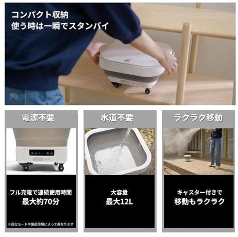 【新品未開封】ミラブル アクアブラスト サイエンス ポータブル高圧洗浄機