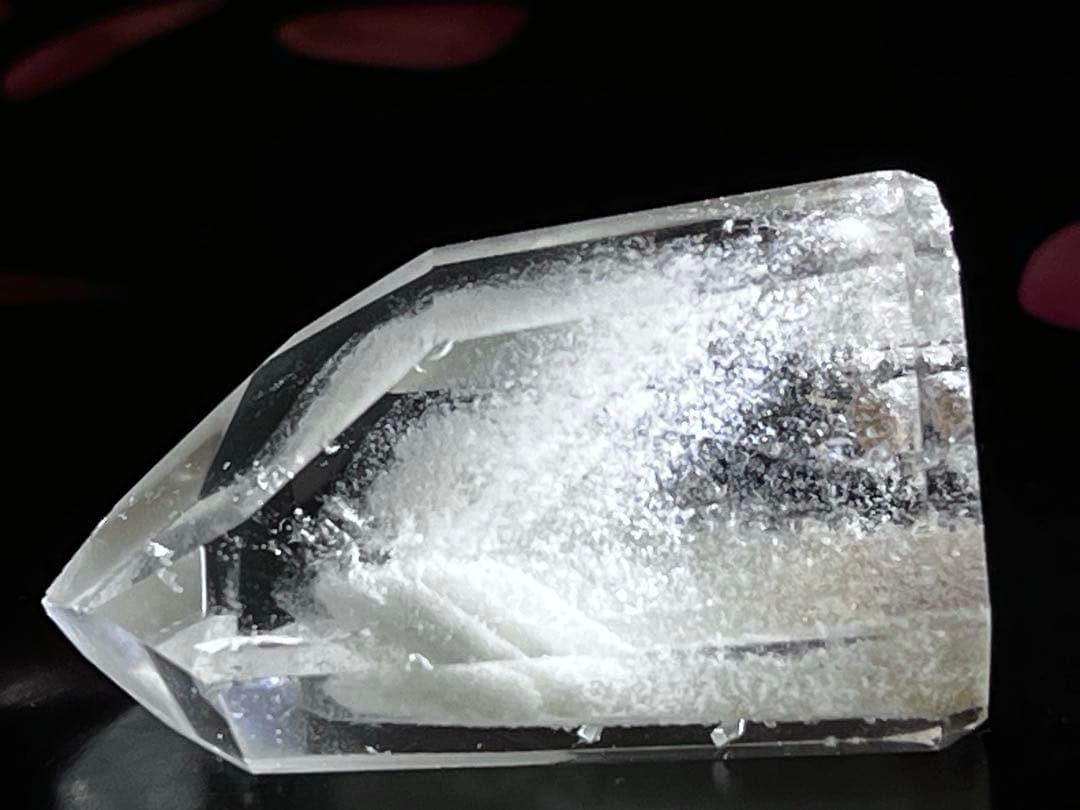 龍脈水晶　ファントム　ガーデンクォーツ　ポイント　原石　クリスタル