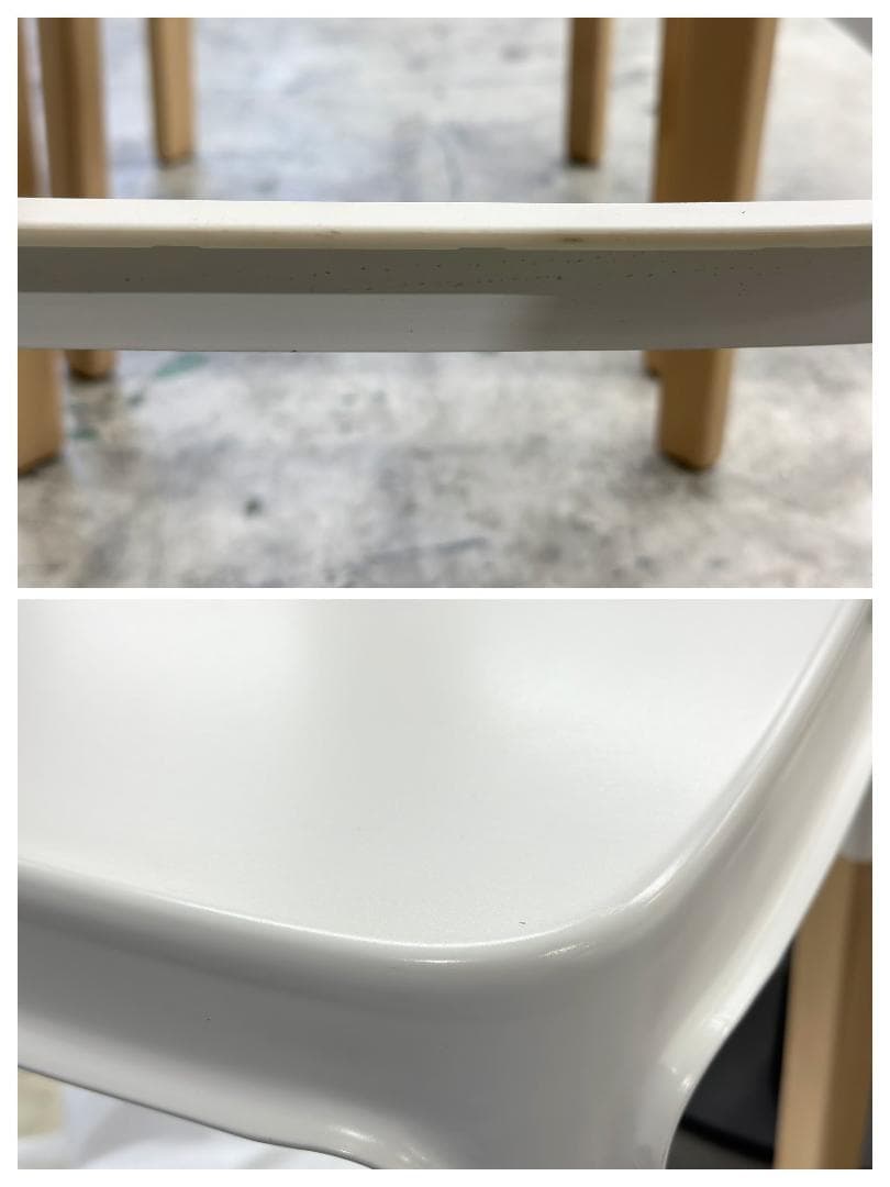 マジス■スティールウッド　スツール　高さ78cm　ホワイト　カウンターチェア