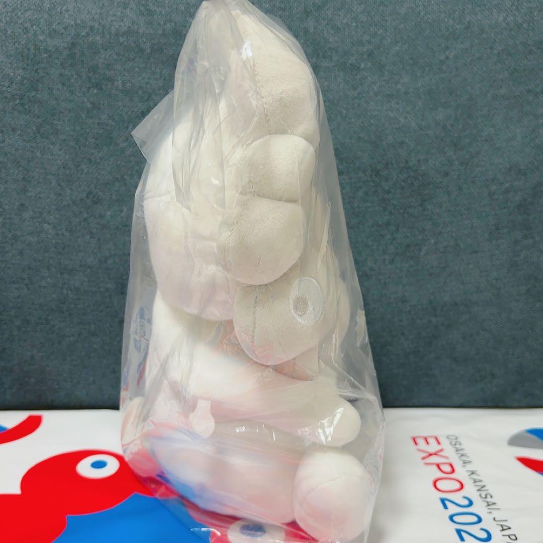 お手玉風ぬいぐるみ【M】白 EXPO2025