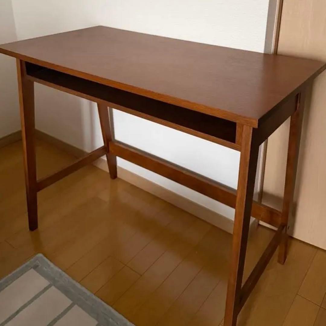 ミッドセンチュリー木製デスク 引き出し付き