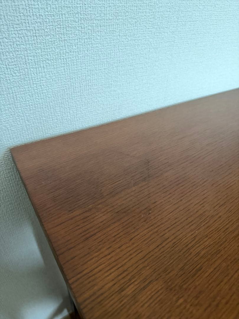 ミッドセンチュリー木製デスク 引き出し付き