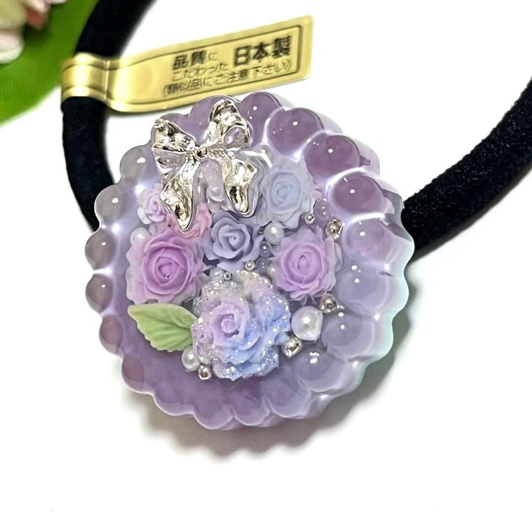 にゃこす(ΦωΦ)様お取り置きです。Ｎｏ．372 レジン マグネット ヘアゴム