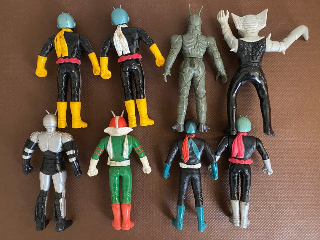 【中古品・ジャンク品】仮面ライダーソフビフィギュア セット売りまとめ 昭和 平成