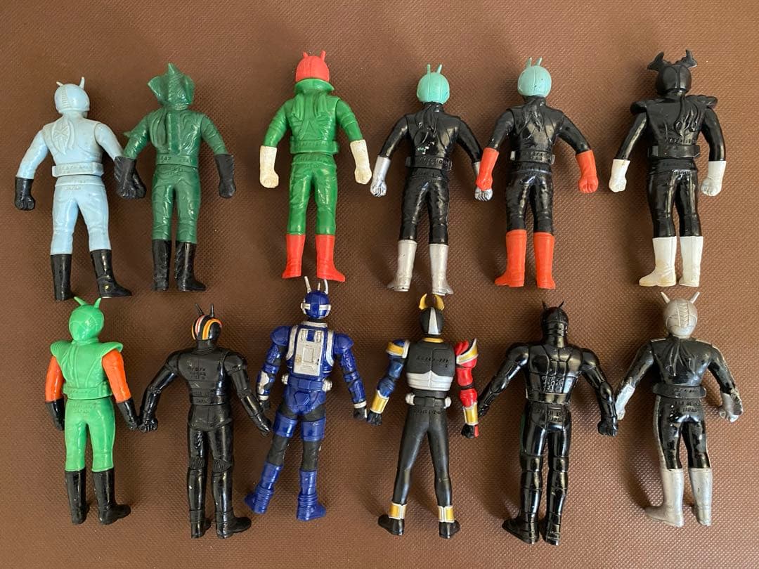 【中古品・ジャンク品】仮面ライダーソフビフィギュア セット売りまとめ 昭和 平成
