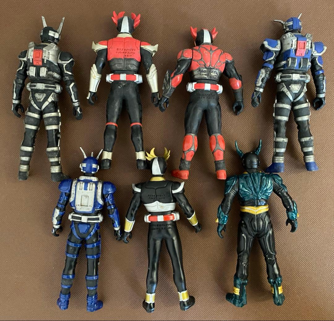 【中古品・ジャンク品】仮面ライダーソフビフィギュア セット売りまとめ 昭和 平成