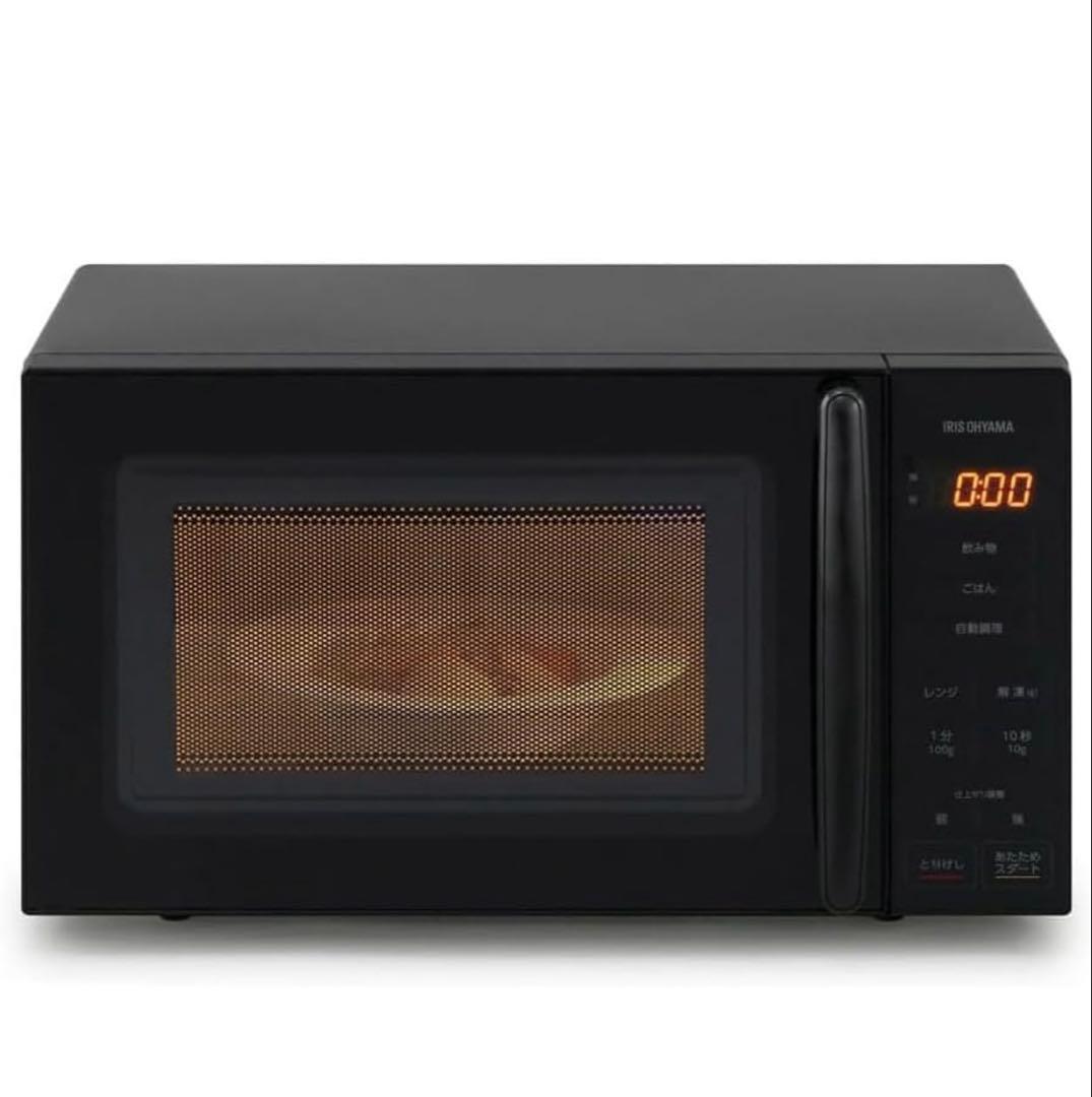 新品未開封　IRIS OHYAMA 電子レンジ PMG-T179-B ブラック