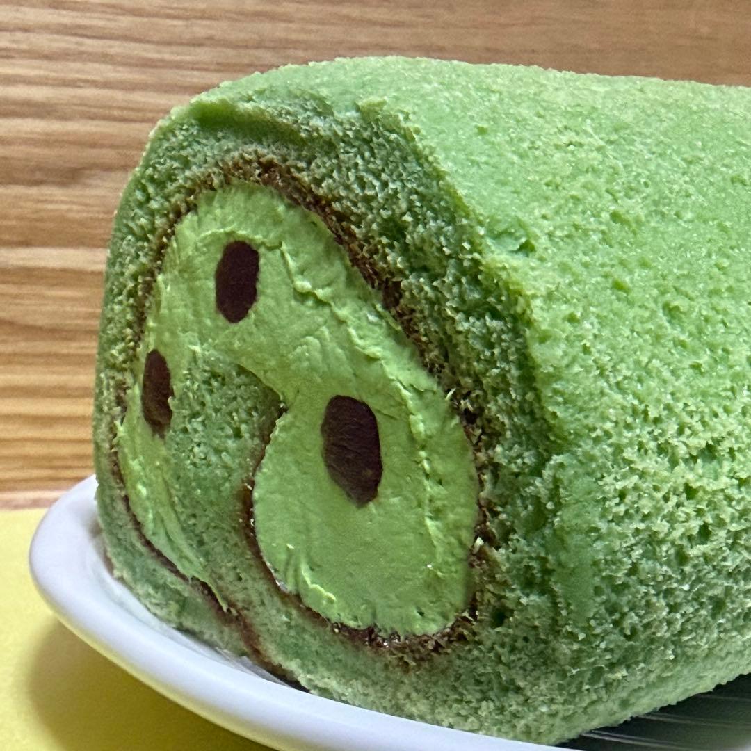 【約17.5cm】宇治抹茶ロールケーキ 食品サンプル リアル 和スイーツ