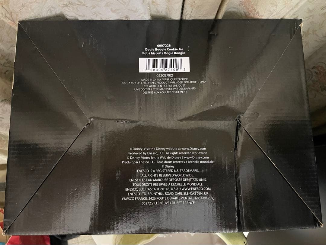 ナイトメアビフォアクリスマス　ブギー　クッキージャー　エネスコ　置物　ヴィランズ