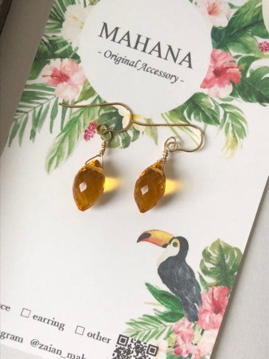 ねまさん専用♡訳あり 天然石 1粒ピアス イヤリング