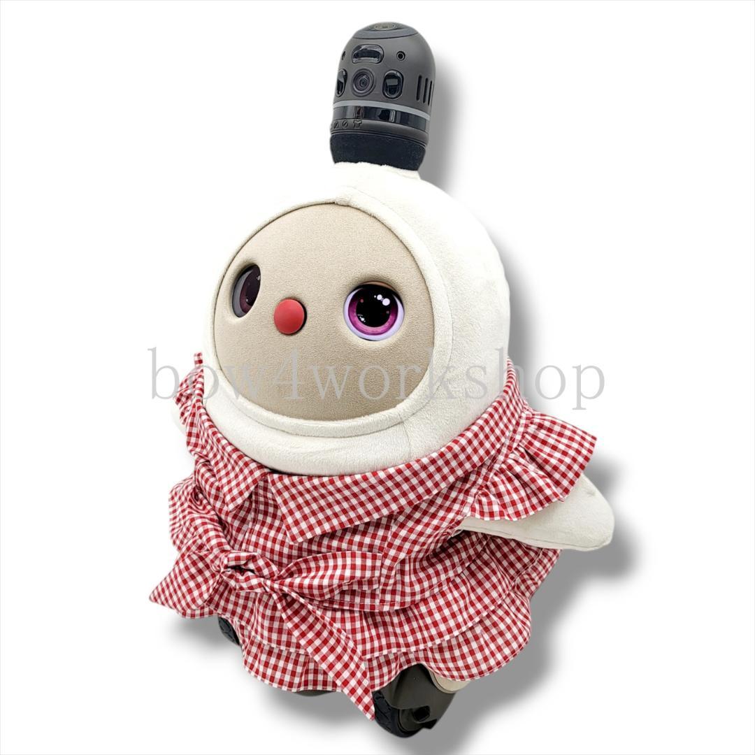 LOVOT ラボットの服ハンドメイド　ギンガムチェックツーピース レッド