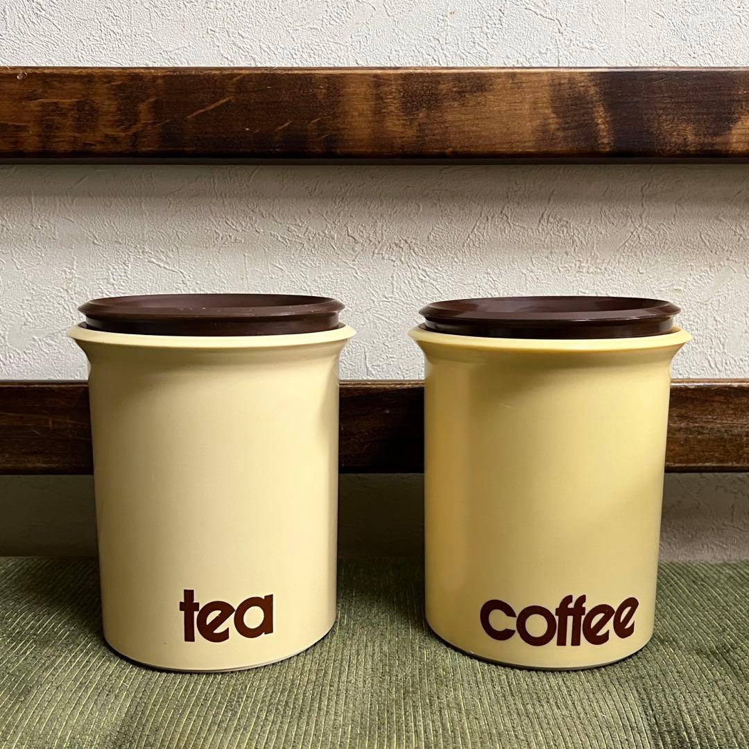 ビンテージ　70年代頃　キャニスター　USA プラスチック製