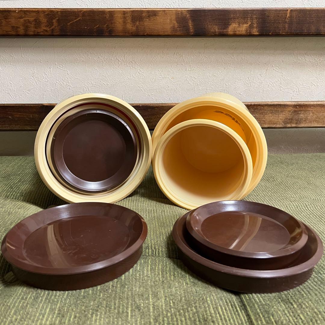 ビンテージ　70年代頃　キャニスター　USA プラスチック製