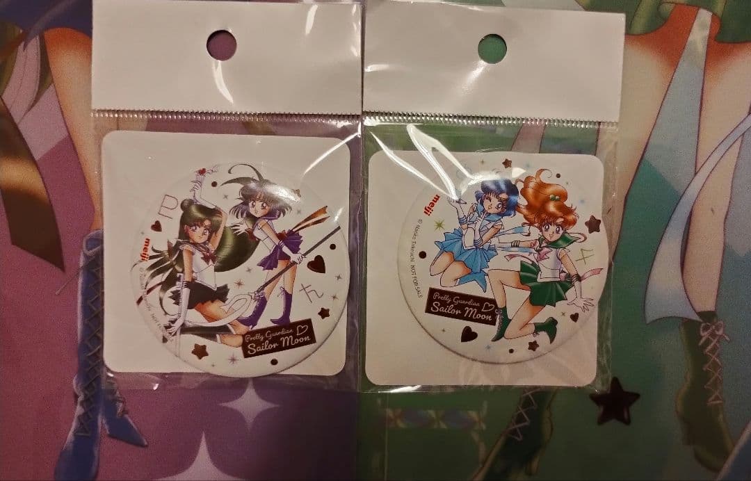 セーラームーンクリアファイル缶ミラーセットサターンマーキュリージュピタープルート