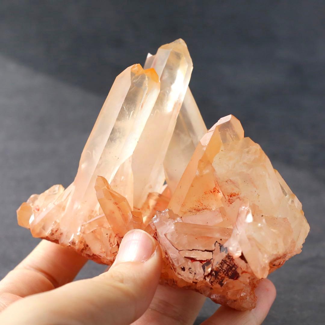 コロンビア産クォーツ ピンク 水晶 天然石 水晶 鉱物 一点物 クラスター 浄化