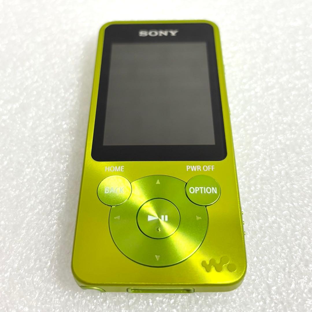 【極美品】SONY ウォークマン　NW-S14 8GB ライム