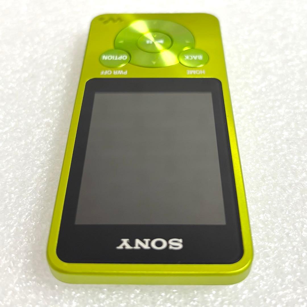 【極美品】SONY ウォークマン　NW-S14 8GB ライム
