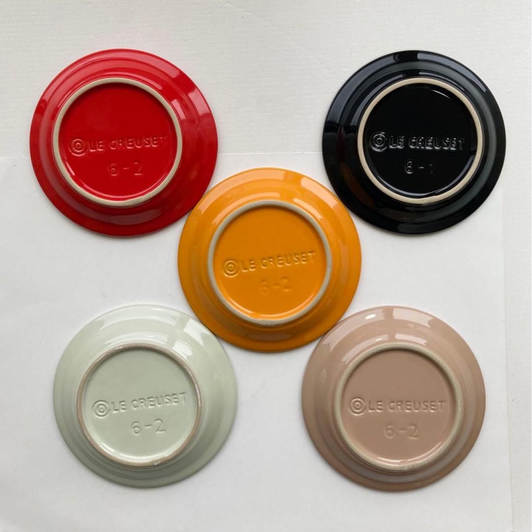 新品 LE CREUSET ミニラウンドプレート 5枚セット ジャポネスク