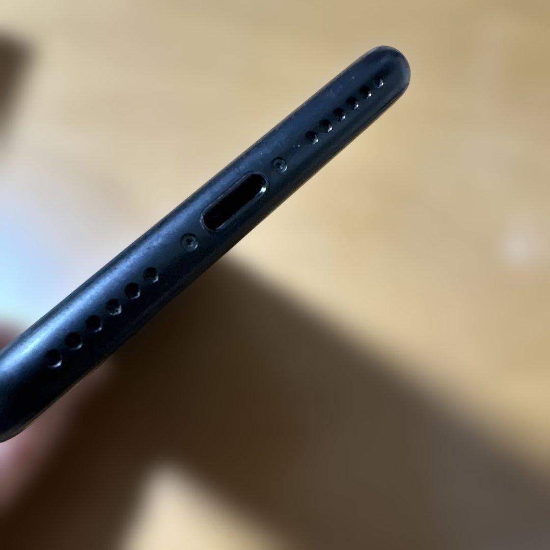 iPhone7 128GB SIMフリー　マットブラックバッテリー81% 箱あり