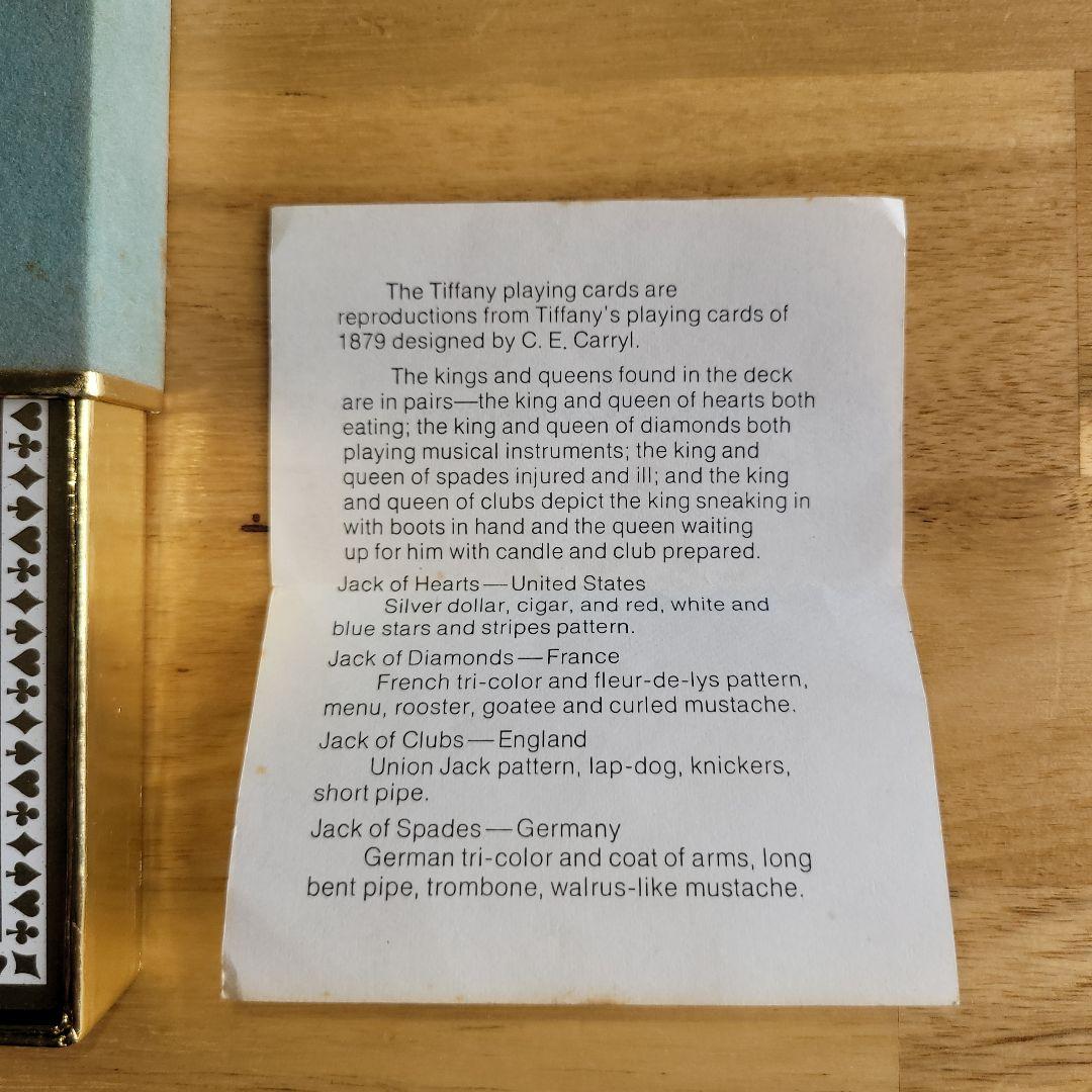Tiffany & Co. トランプ 2デッキ