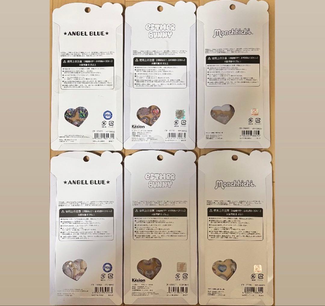 ⭐︎新品⭐︎ キャラクター うるちゅるポップシール 6枚セット①
