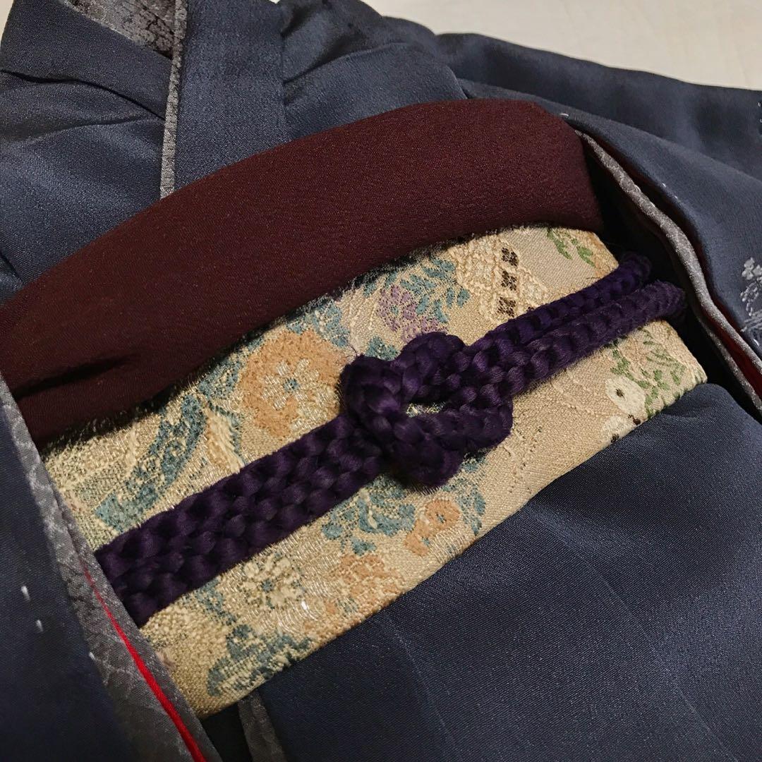 ＊ 市松人形 12号 アンティーク 着物 帯 ＊ 明治