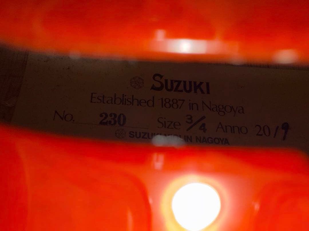 バイオリン　SUZUKI 230 3/4 2019年製