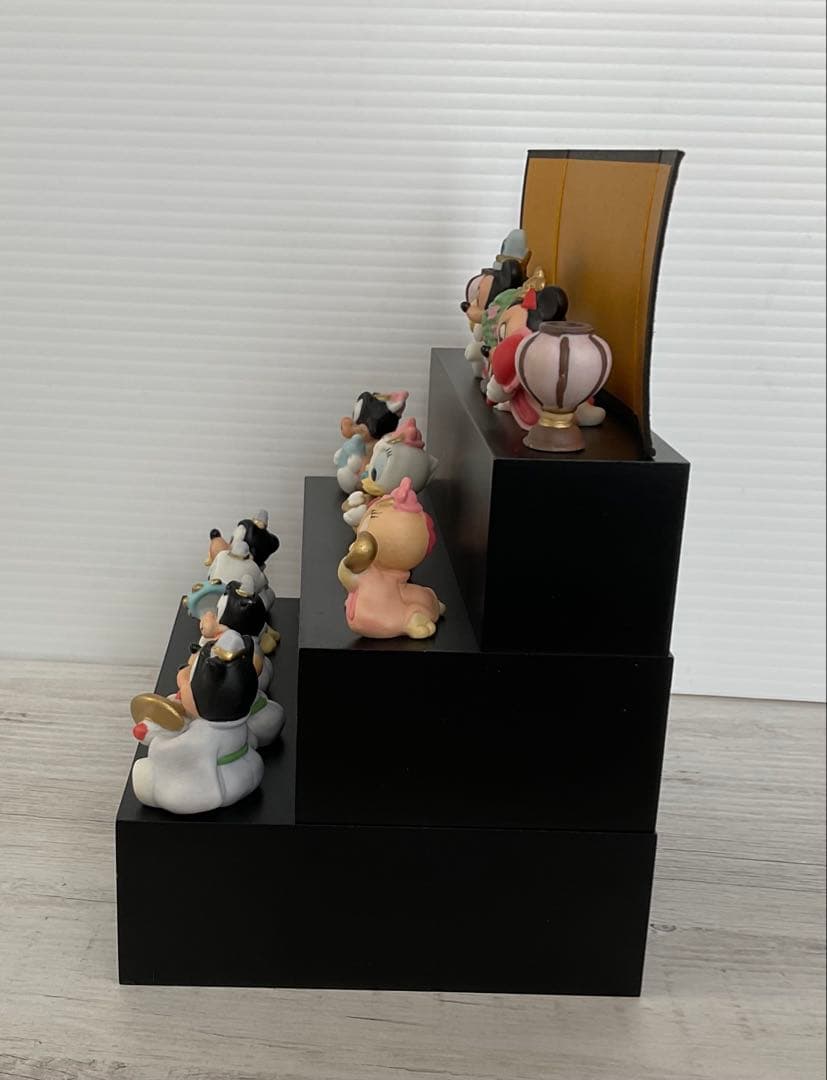 Disney 三段雛人形　ひな祭り　陶器製　 お雛様