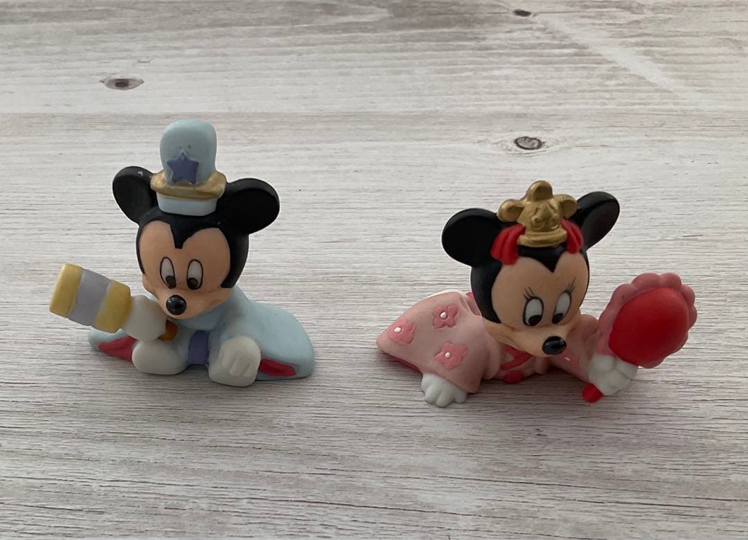 Disney 三段雛人形　ひな祭り　陶器製　 お雛様
