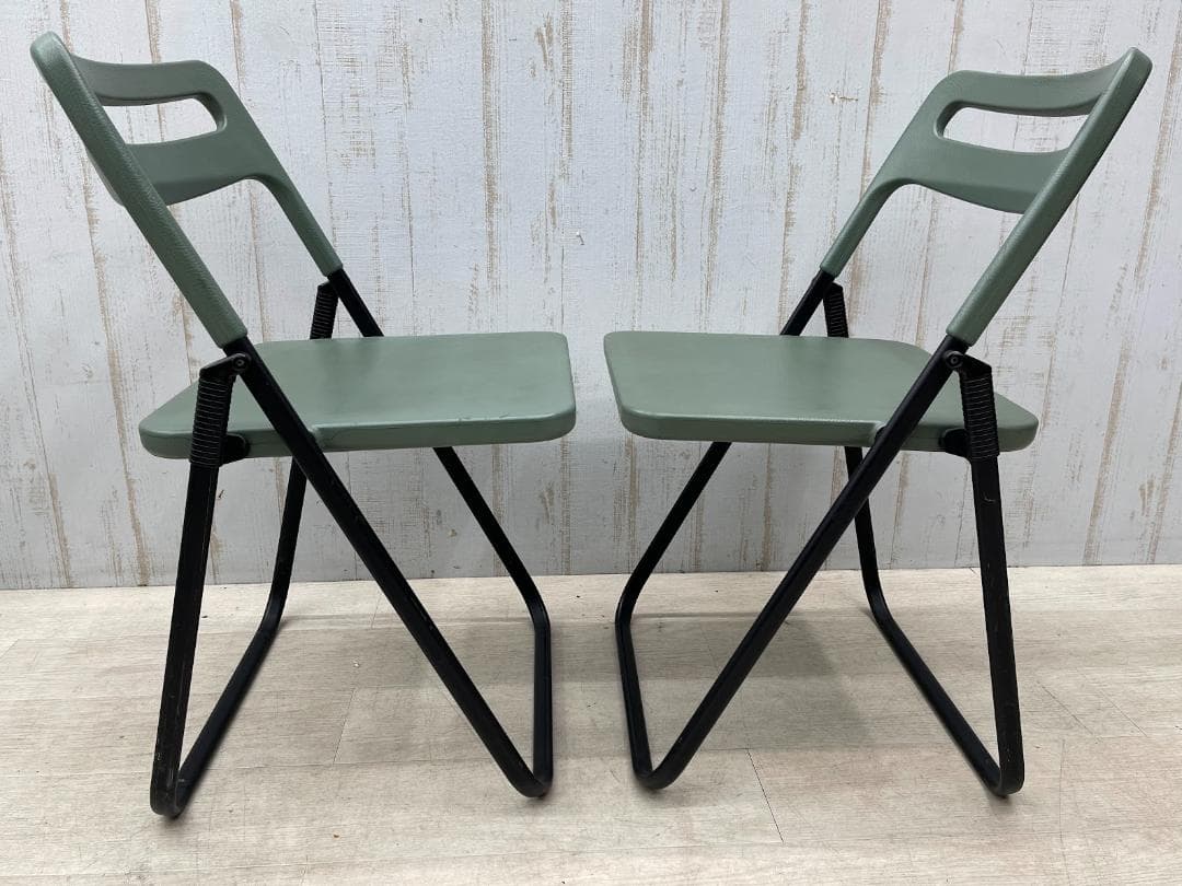 axona AICHI 折りたたみ椅子 MILO 2脚 フラットスタッキング