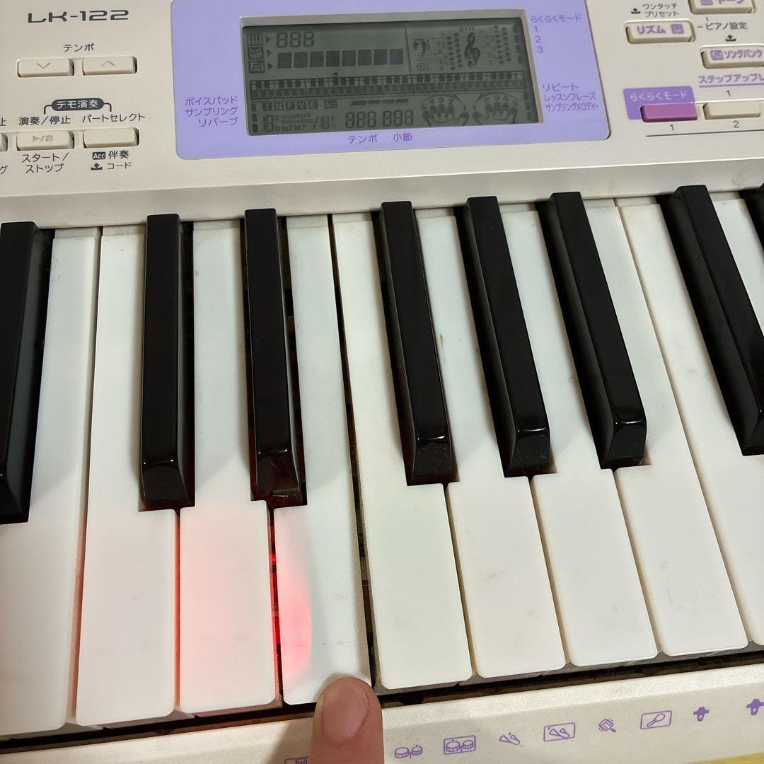 カシオ CASIO LK-122 光ナビ 電子キーボード