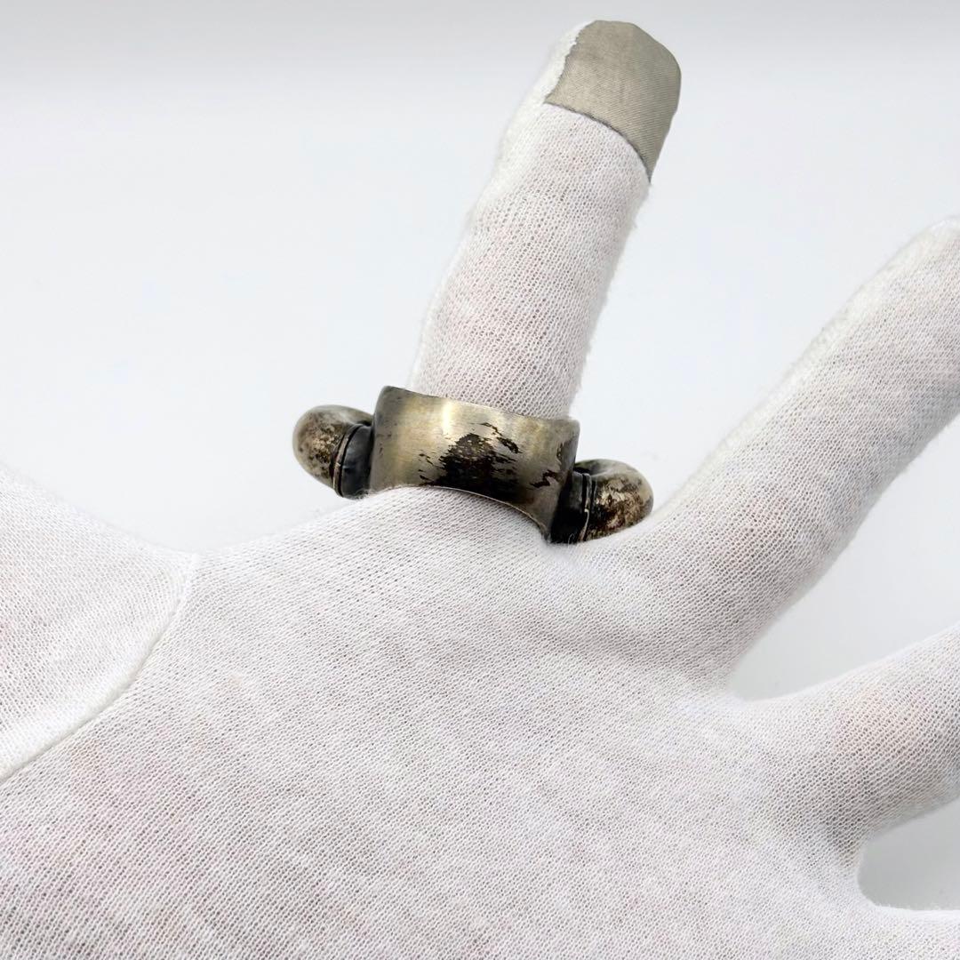 北斗の拳 ラオウ 兜 シルバー リング 27号 ガーネット アメジスト