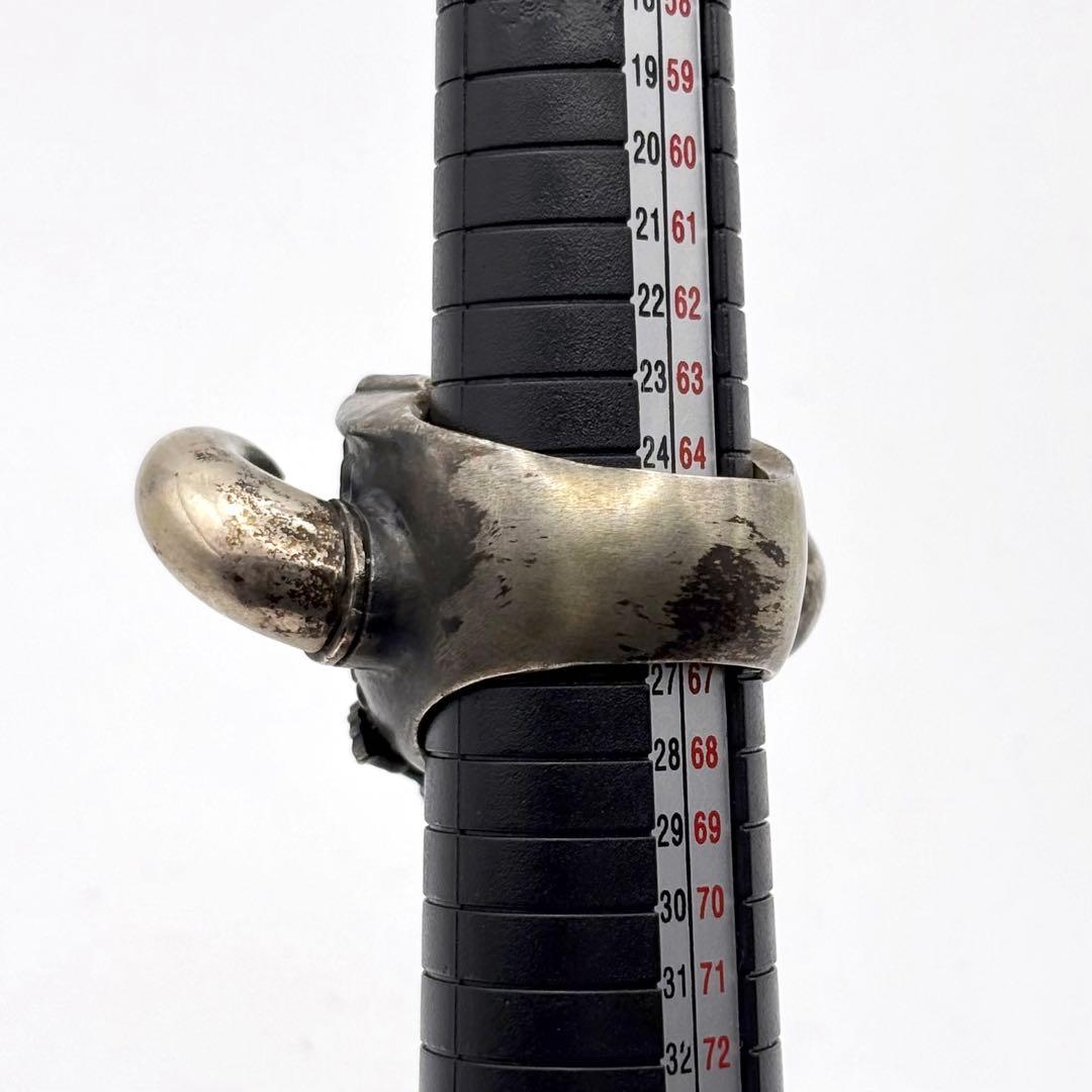 北斗の拳 ラオウ 兜 シルバー リング 27号 ガーネット アメジスト