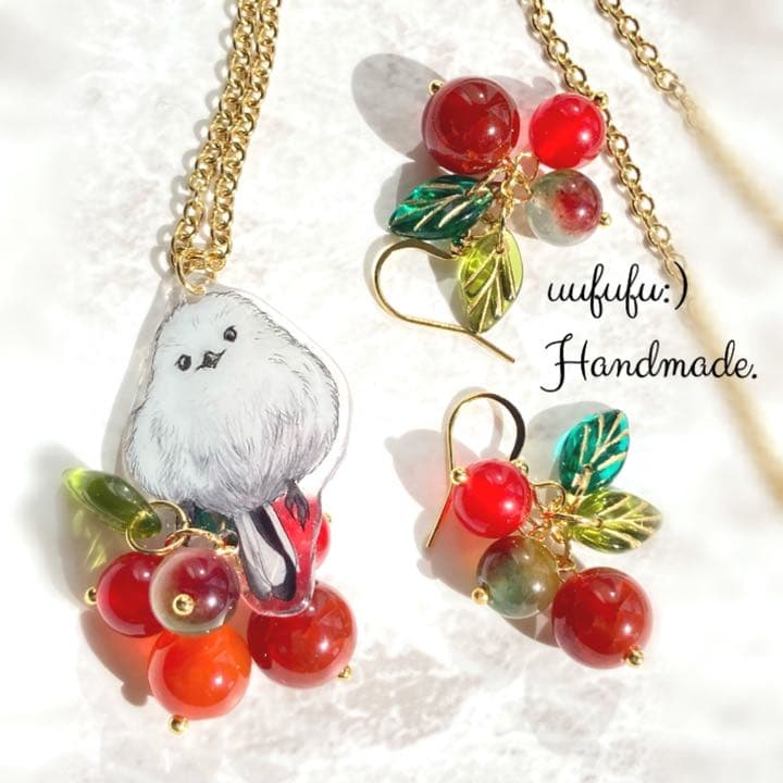 はるはる様　ご購入確認ページ　ハンドメイド　ネックレス　イヤリング