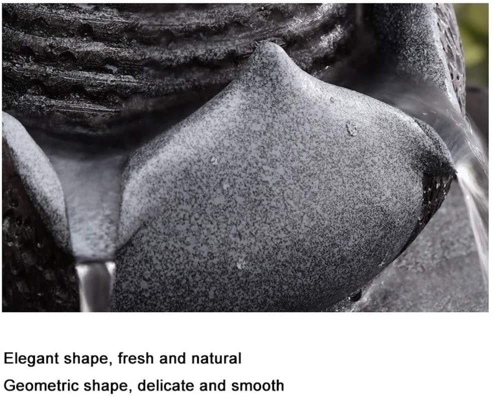 インテリア卓上噴水 シンプルな樹脂卓上噴水噴水風水噴水ギフト装飾工芸 室内噴水