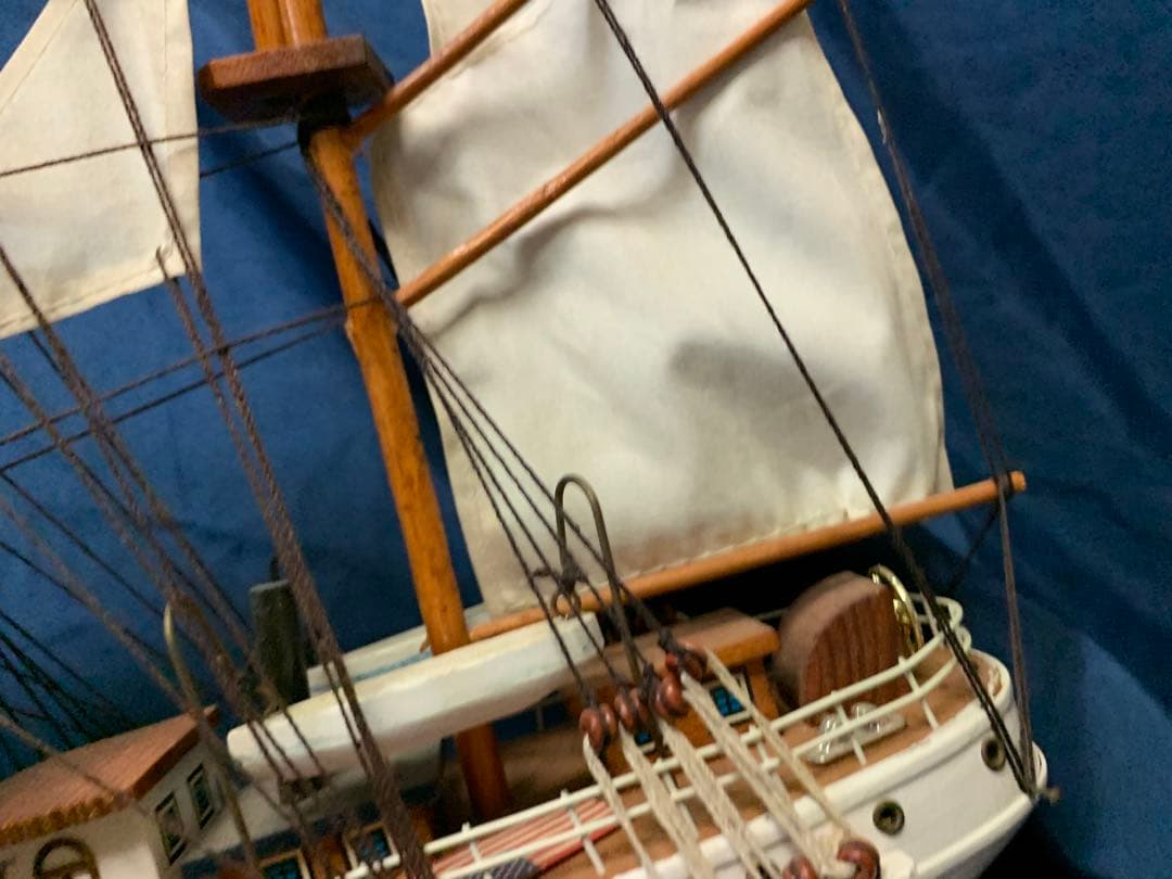 U.S. COAST GUARD 木製モデル船 約60cm