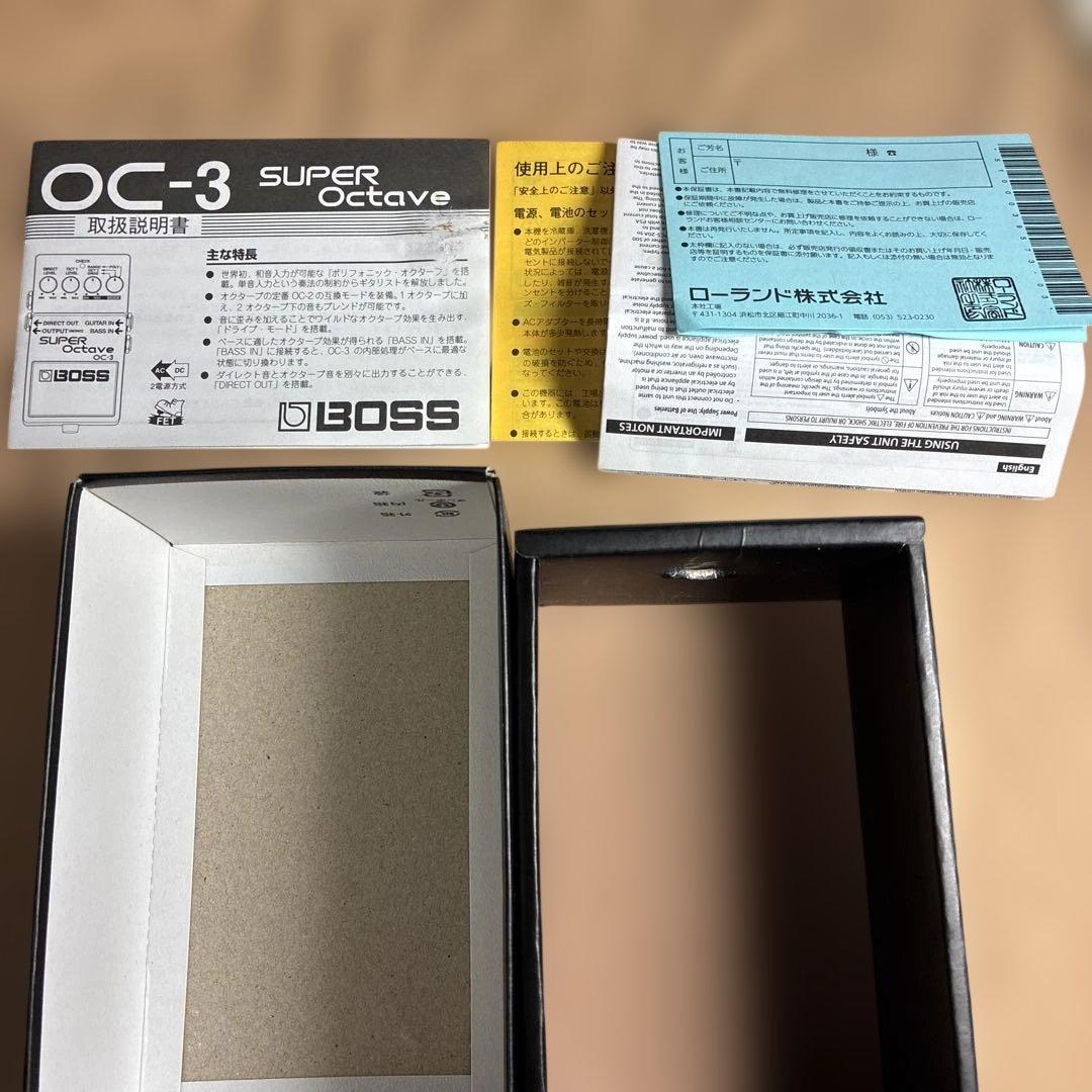 BOSS SUPER Octave OC-3 ギターエフェクター