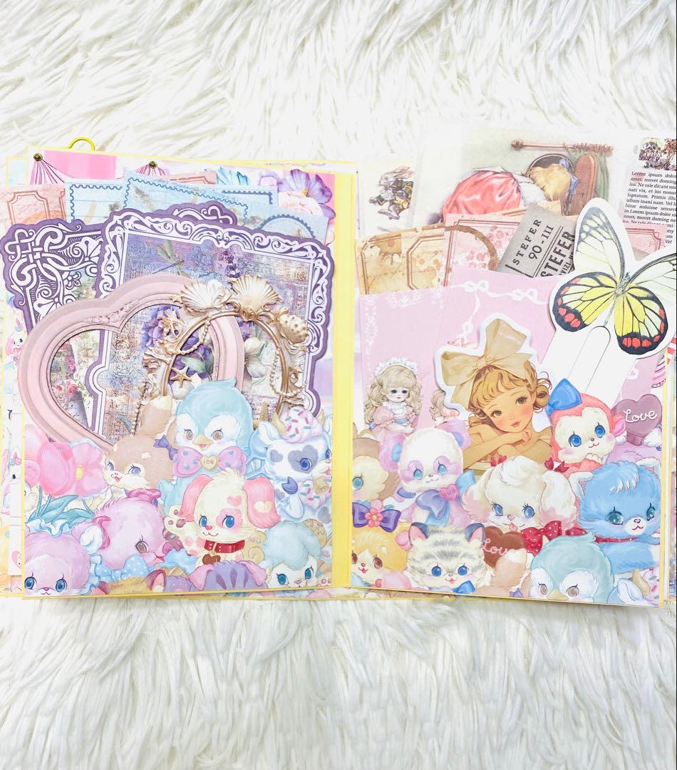 おすそ分けファイル　ayyjewel 紙モノ　コラージュ　メモ　Baby