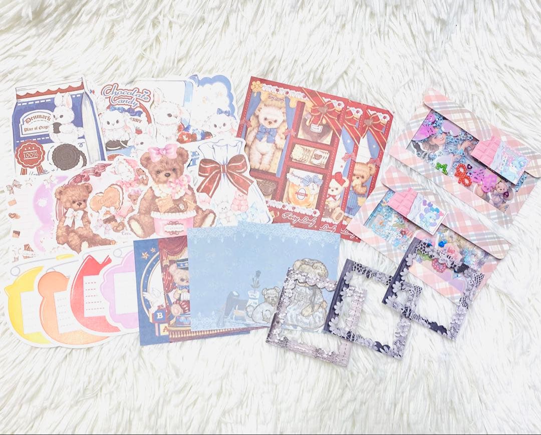 おすそ分けファイル　ayyjewel 紙モノ　コラージュ　メモ　Baby