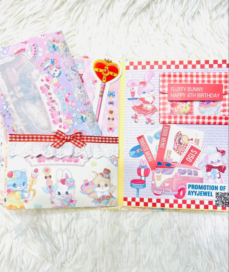 おすそ分けファイル　ayyjewel 紙モノ　コラージュ　メモ　Baby