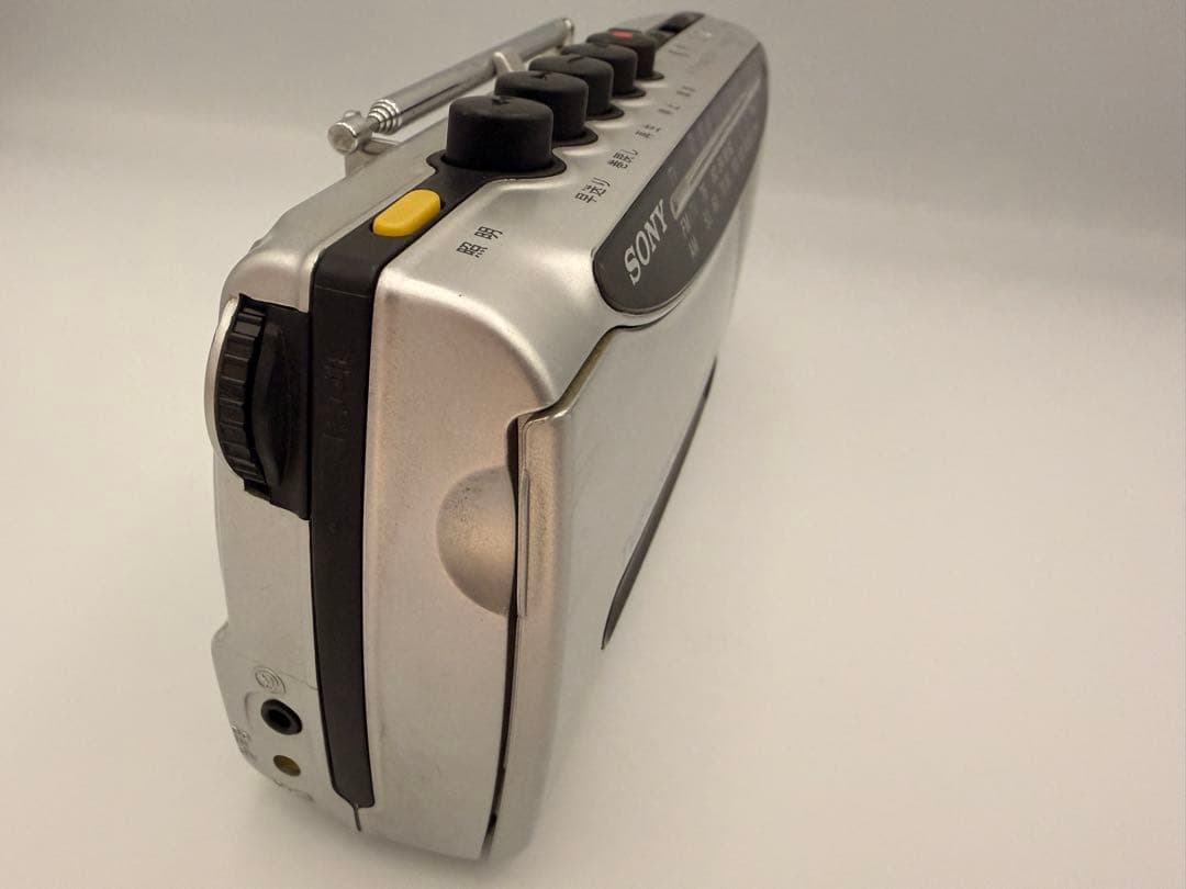 【動作確認済】SONY CFM-E3TV ラジカセ レトロ シルバー