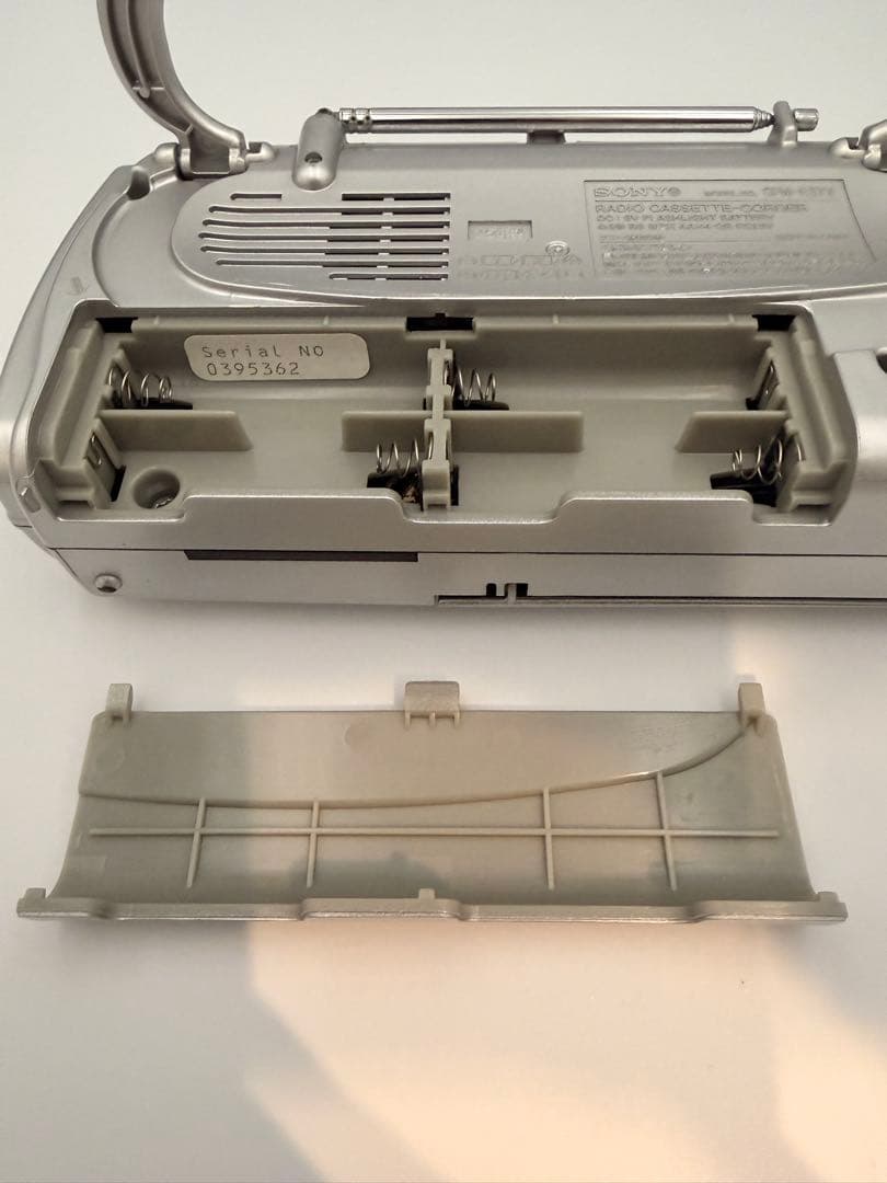 【動作確認済】SONY CFM-E3TV ラジカセ レトロ シルバー