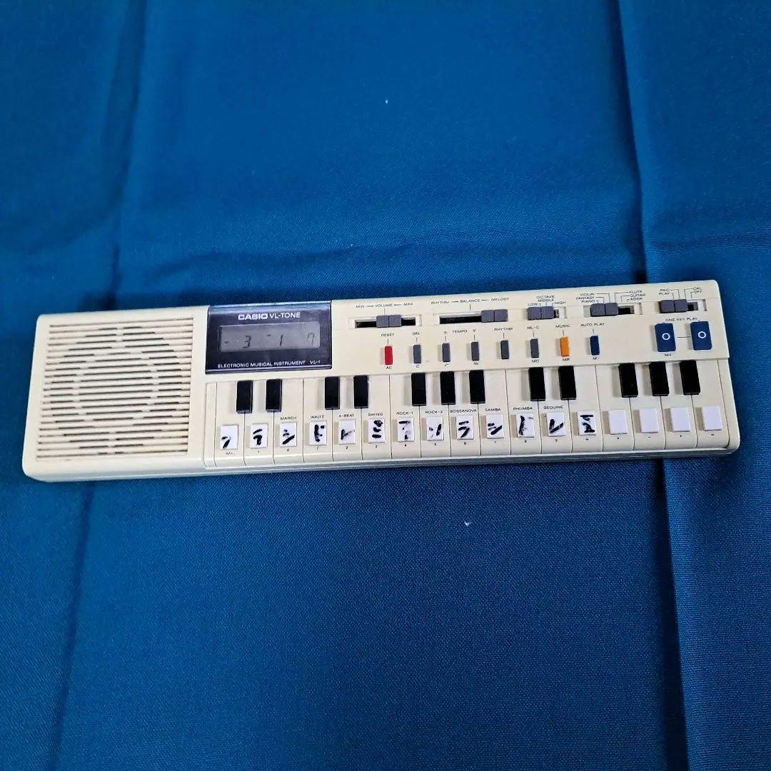 動作確認済み ケース付 CASIO VL-TONE 電子キーボード VL-1