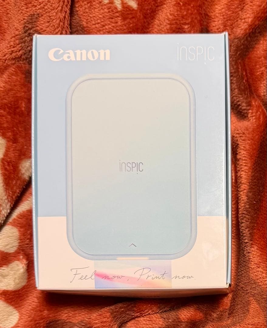 美品Canon iNSPiC ブルー PV-223-BL　ミニフォトプリンター
