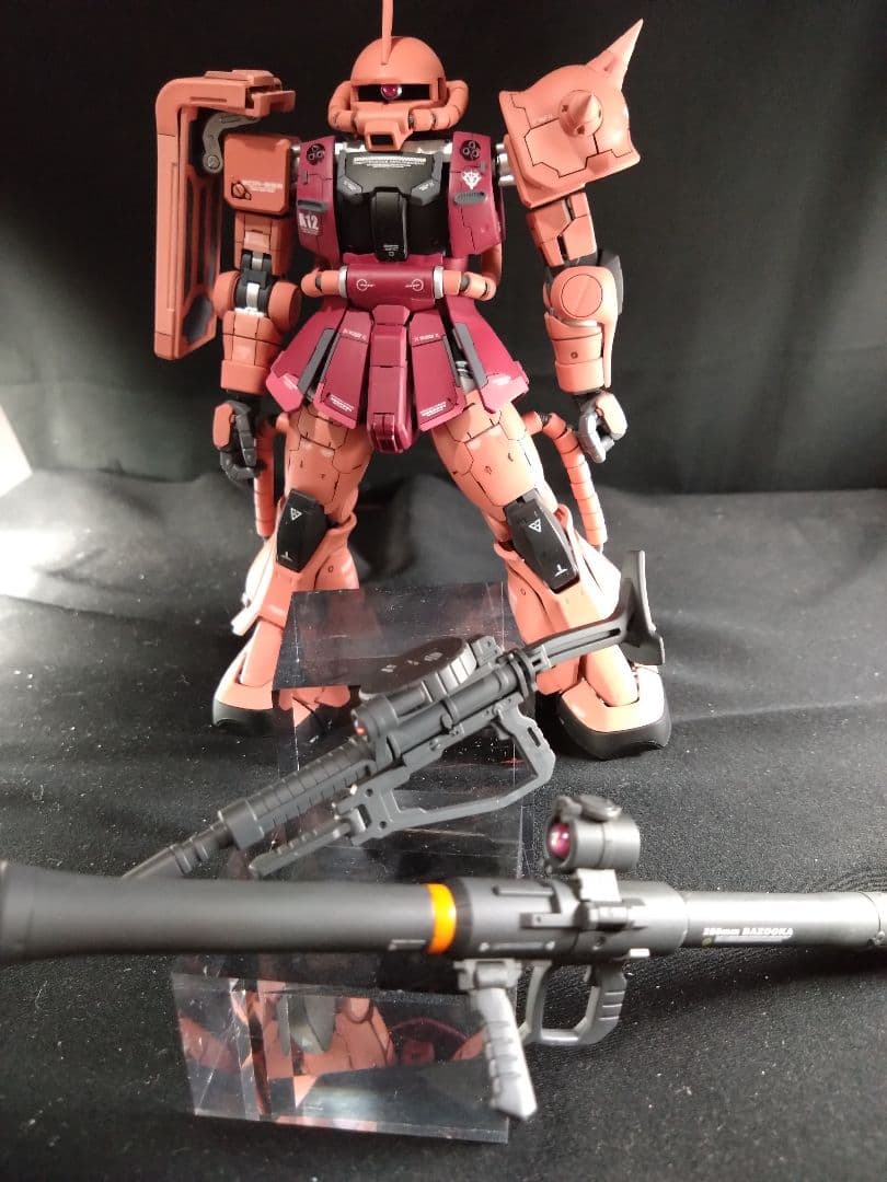 MG 1/100 MS-06S シャア専用ザクⅡ 改修塗装済完成品